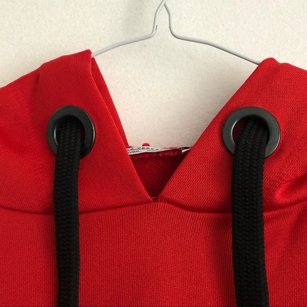 ZARA Red Oversized Hoodie Size S - Picture 10 of 14